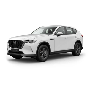 All-New Mazda CX-60 en Arctic White dans la gamme Prime-Line