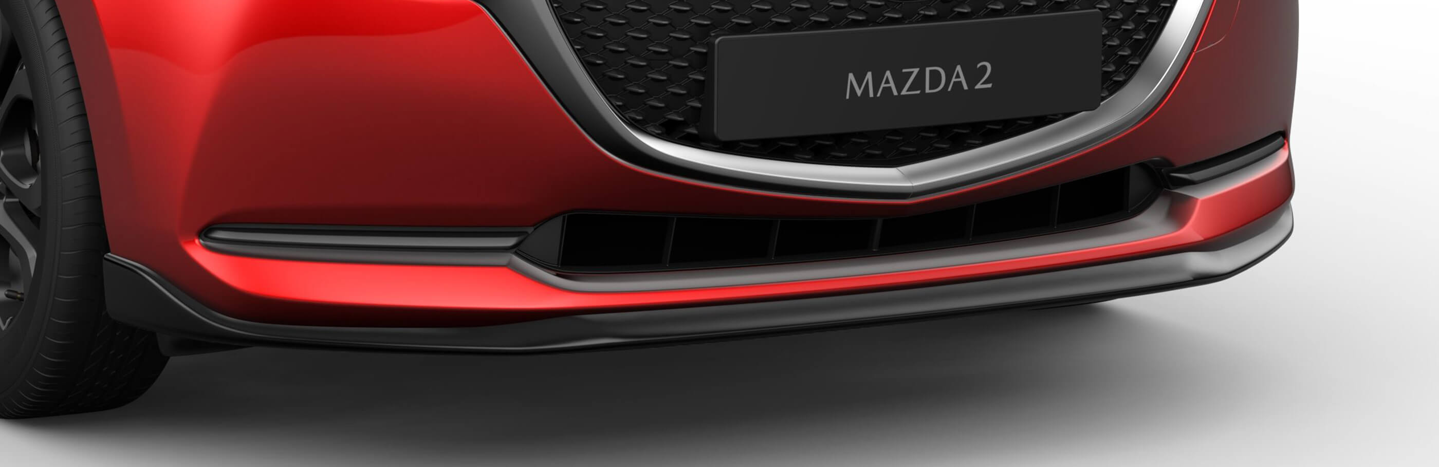 Mazda2 hatchback etuspoileri