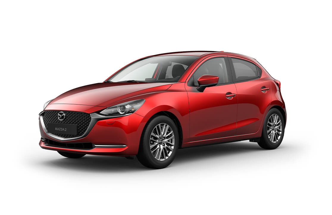 Mazda2 Revolution Top Soul Red Crystal piros színben