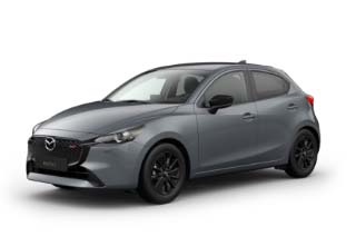 Το Mazda2 σε χρώμα αμαξώματος Polymetal Grey στην έκδοση Homura