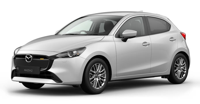 Mazda2 in Ceramic White