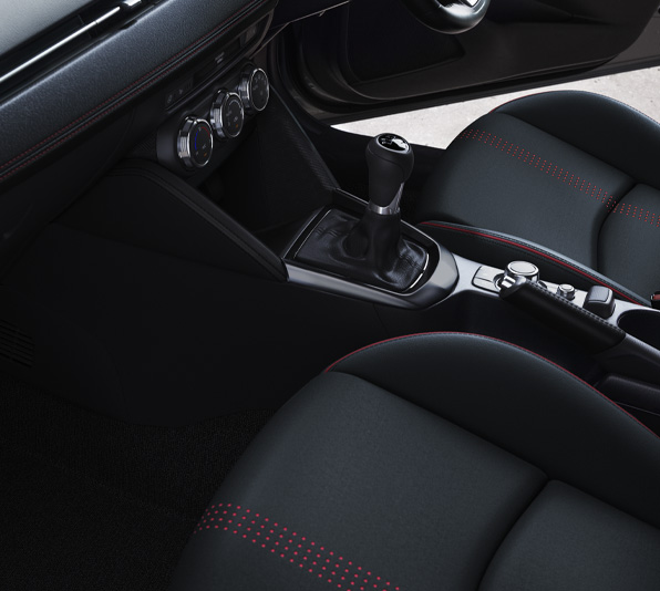 The sophisticated, carefully crafted interior of the Mazda2.