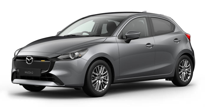 Mazda2 in Machine Grey