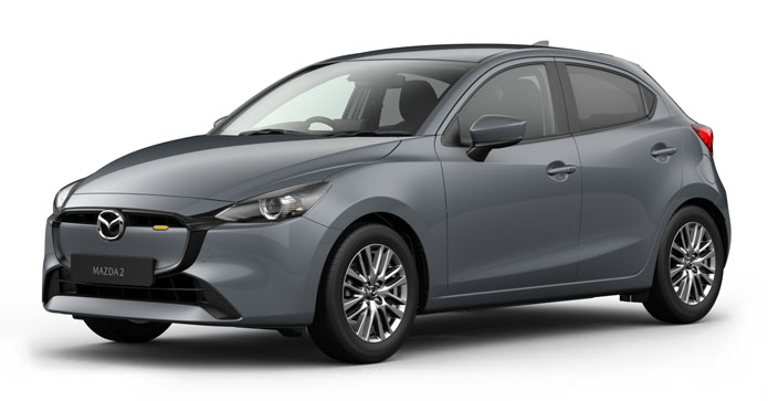 Mazda2 in Polymetal Grey