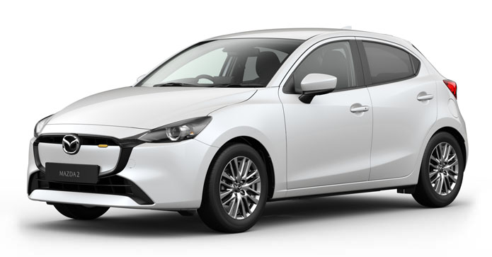 Mazda2 in Snowflake White Pearl