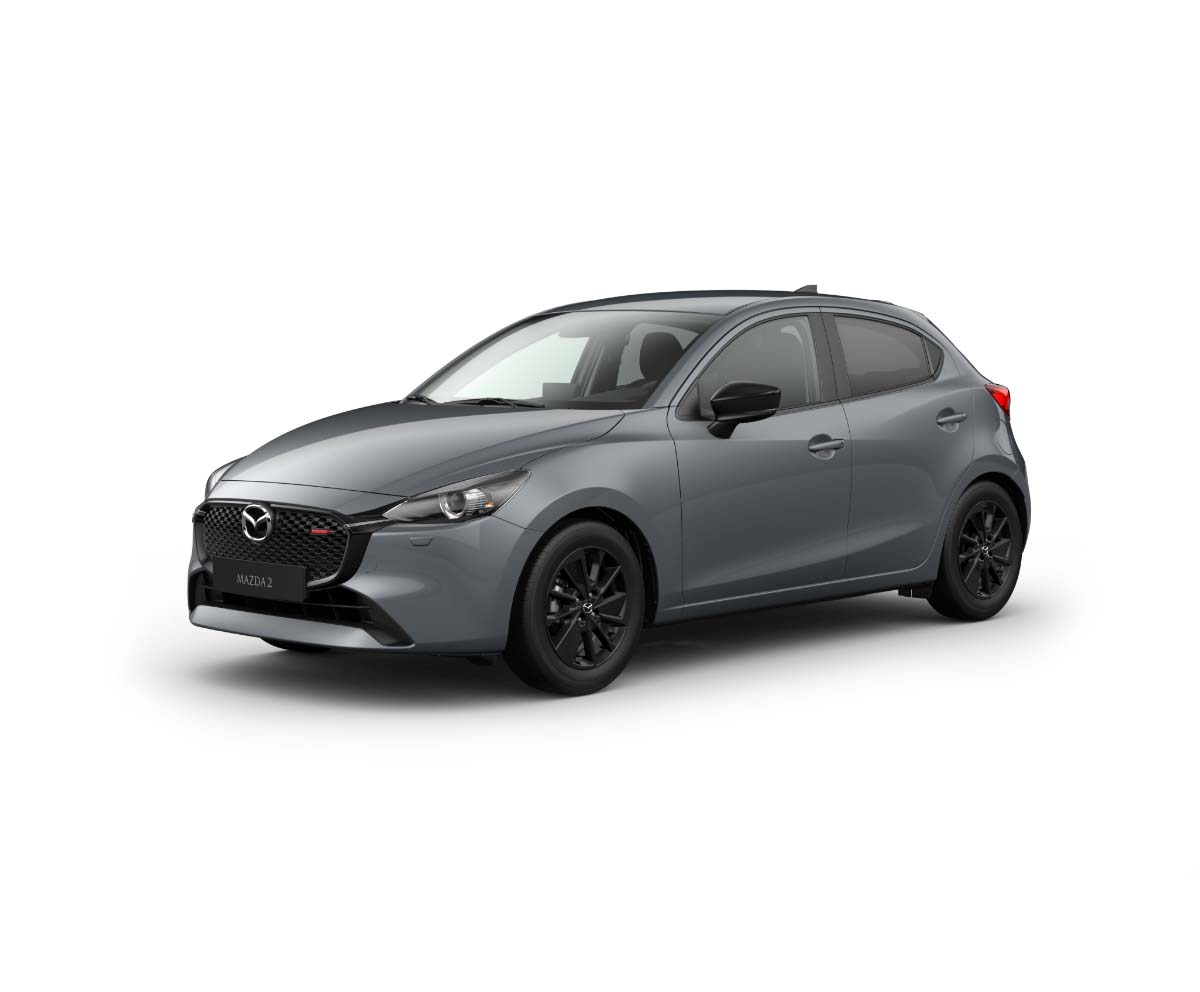 Mazda2 u boji karoserije Polymetal Grey s opremom Homura