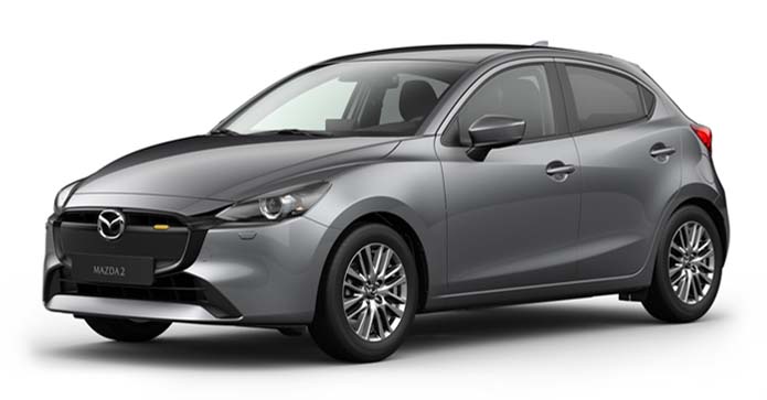 Mazda2 barvě Machine Grey