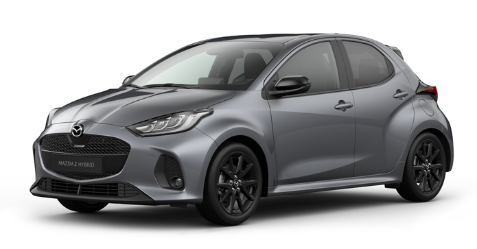 Το Mazda2 Hybrid σε χρώμα αμαξώματος Lead Grey