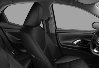 Seat material - Fabric (Mid new design) in the Mazda2 Hybrid Exclusive-Line trim level