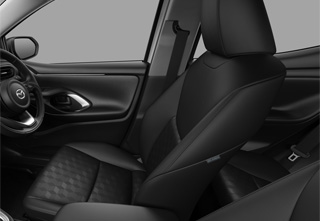 Seat material - Fabric (Mid new design) in the Mazda2 Hybrid Centre-Line trim level