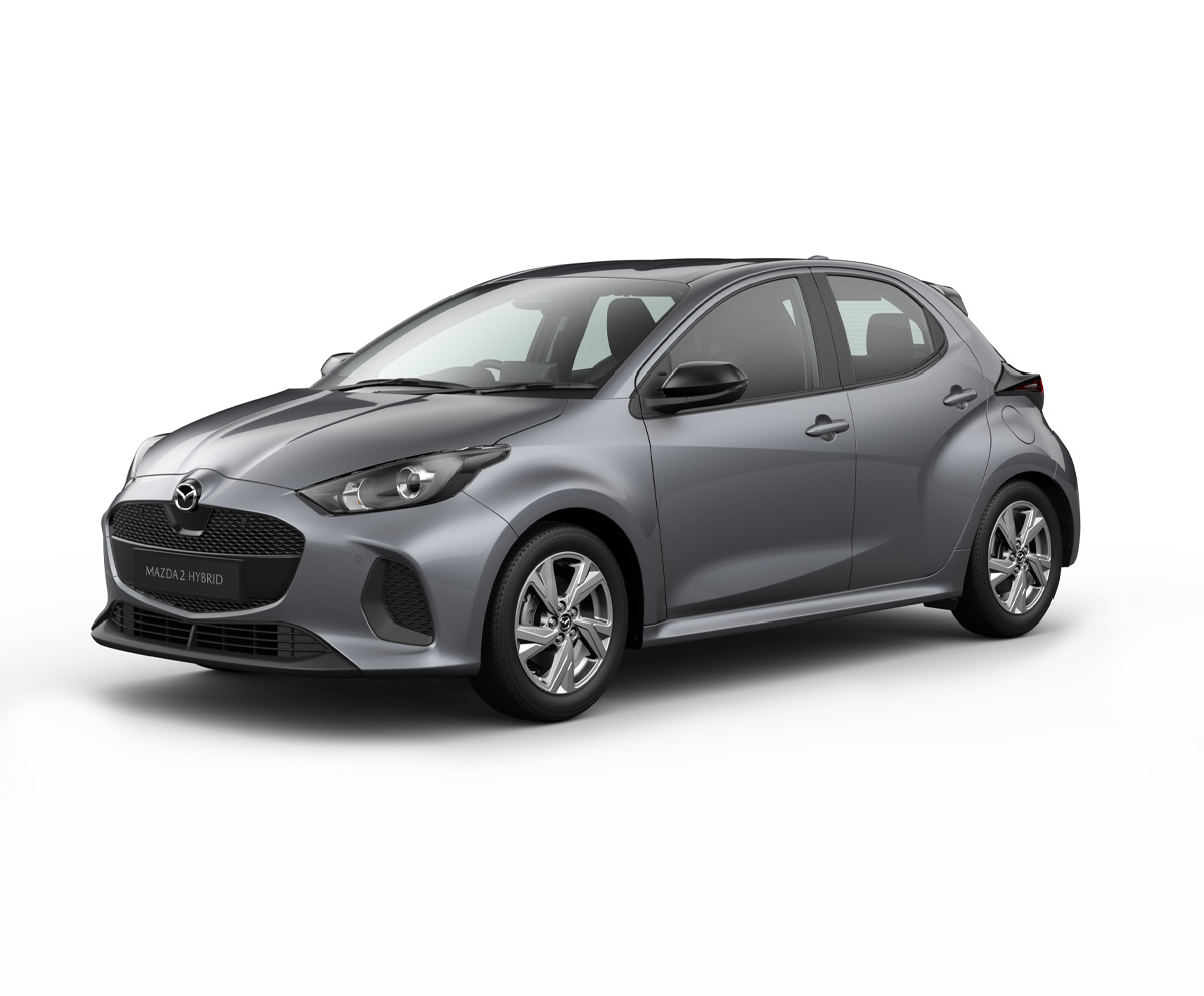 Mazda2 Hybrid in Lead Grey body color in Exclusive-Line equipment