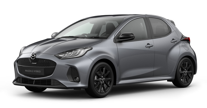 Mazda2 Hybrid in Lead Grey color