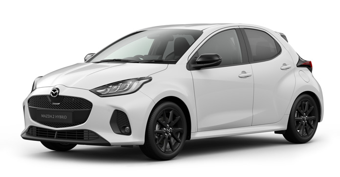 Mazda2 Hybrid in Lunar White color