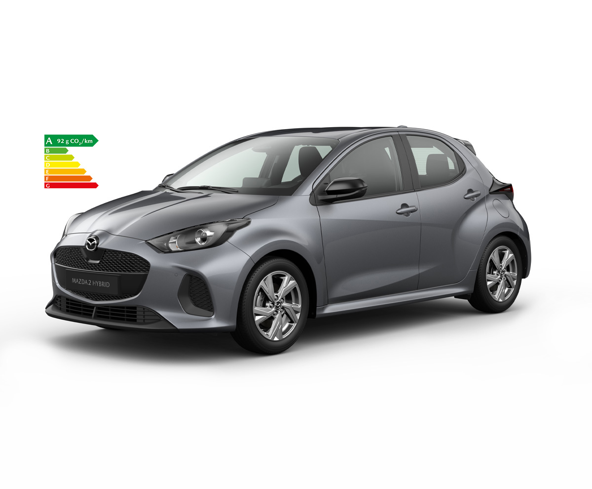 Mazda2 Hybrid Lead Grey en finition Exclusive-line