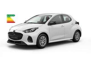 Mazda2 Hybrid Lunar White en finition Prime-line