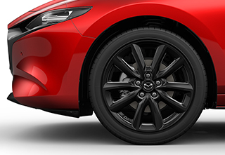 18 inch Alloy Wheel - Black on the Mazda3 Hatchback in the Homura trim level