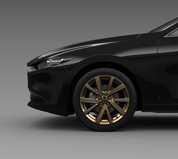 The new 10-spoke alloy wheel in eye-catching Bronze colour.