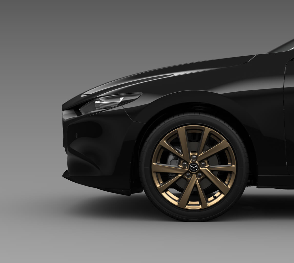 The new 10-spoke alloy wheel in eye-catching Bronze colour.