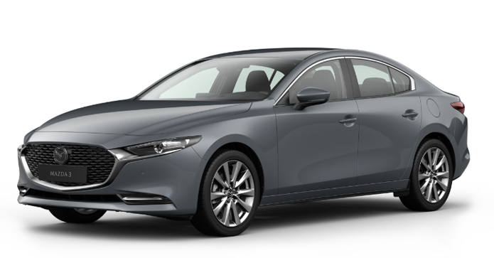 Mazda3 Седан в цвят Polymetal Grey