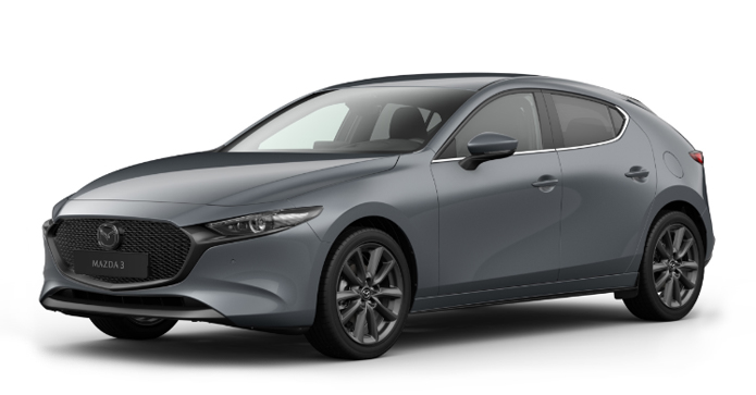 Mazda3 Hatchback v barvě Šedá Polymetal Grey