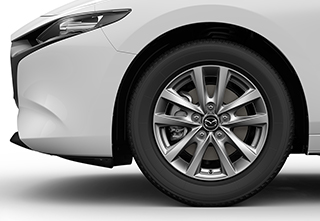 16 inch Alloy Wheel - Silver on the Mazda3 Hatchback in the Prime-Line trim level