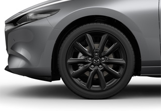 18 inch Alloy Wheel - Grey on the Mazda3 Hatchback in the Takumi trim level