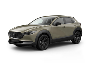 Mazda CX-30 in der Farbe Zircon Sand in der Ausstattungsvariante Nagisa