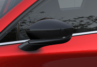 Black Mirror Caps in the Mazda CX-30 Homura trim level.