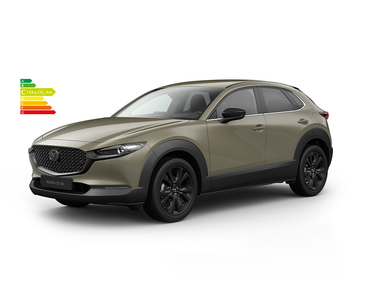 Mazda CX-30 Arctic White en finition Nagisa