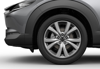 Cerchi in lega da 18 pollici - argento (215/55/R18) di Mazda CX-30 nell’allestimento Exclusive-Line