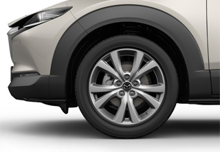 18 inch Alloy Wheels - Silver (215/55/R18) in the Mazda CX-30 Takumi trim level