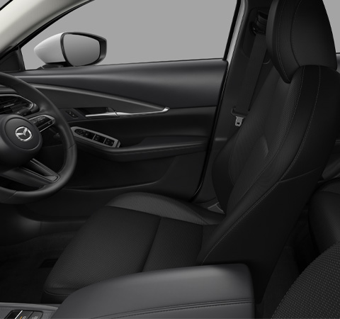 Cloth seat - Dark Gray of the Mazda CX-30