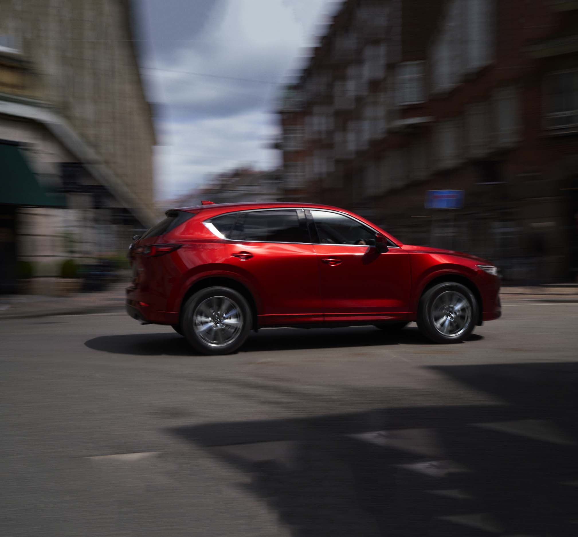 The 10.25 infotainment centre display inside the Mazda CX-5.