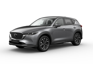 Mazda CX-5 dans son coloris extérieur Machine Grey et sa finition Advantage