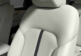 The leather seats in the all-new Mazda CX-60 Takumi grade.
