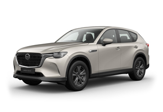 The all-new Mazda CX-60 in Sonic Silver exterior colour in the Exclusive-Line grade