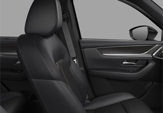 Black Nappa Leather seat in the Mazda CX-80 Homura Plus trim level