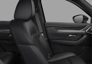 Black Nappa Leather seat in the Mazda CX-80 Homura trim level