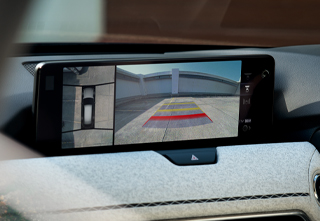 360° View Monitor in the Mazda CX-80 Takumi plus trim level