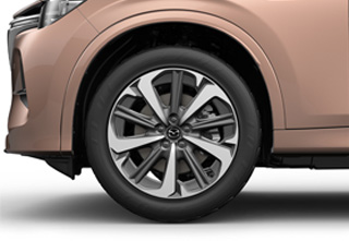 20 inch Grey alloy wheels on the Mazda CX-80 in the Takumi trim level