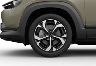The 18 inch Alloy Wheel - Black Metallic of the Mazda MX-30 in the Makoto grade.