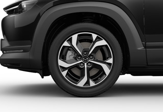 The 18 inch Alloy Wheel - Black Metallic of the Mazda MX-30 in the Makoto grade.