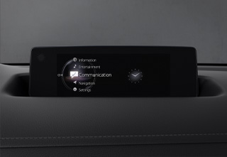Ecranul color de 8” (Mazda Connect) al nivelului de echipare Mazda MX-30 Prime-Line
