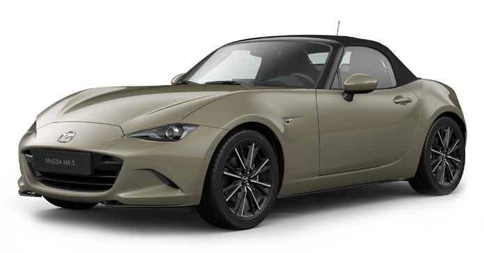 Mazda MX-5
 Roadster v pískové barvě Zircon Sand