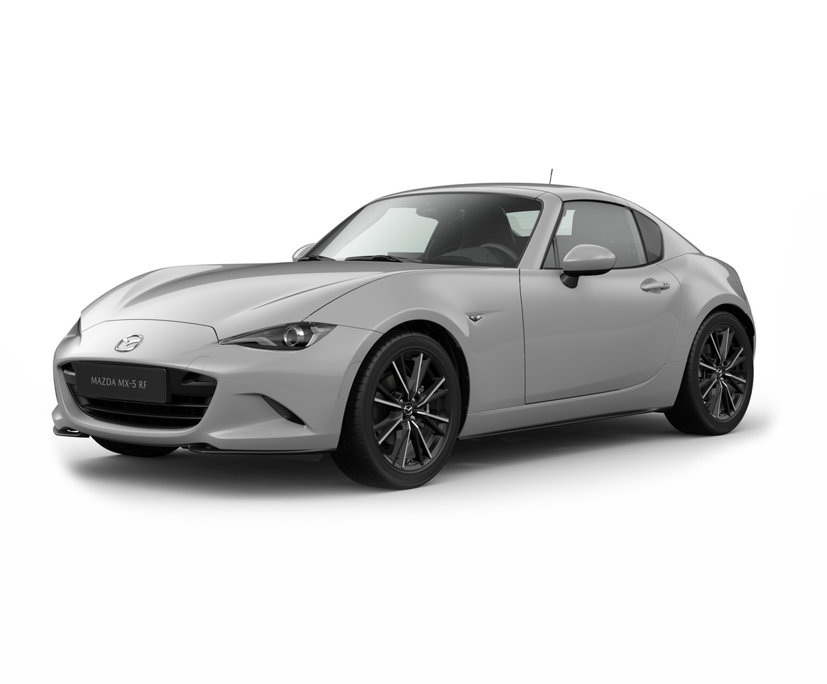 Mazda MX-5
 RF i karrosserifarven Aero Grey med Exclusive-line-udstyr