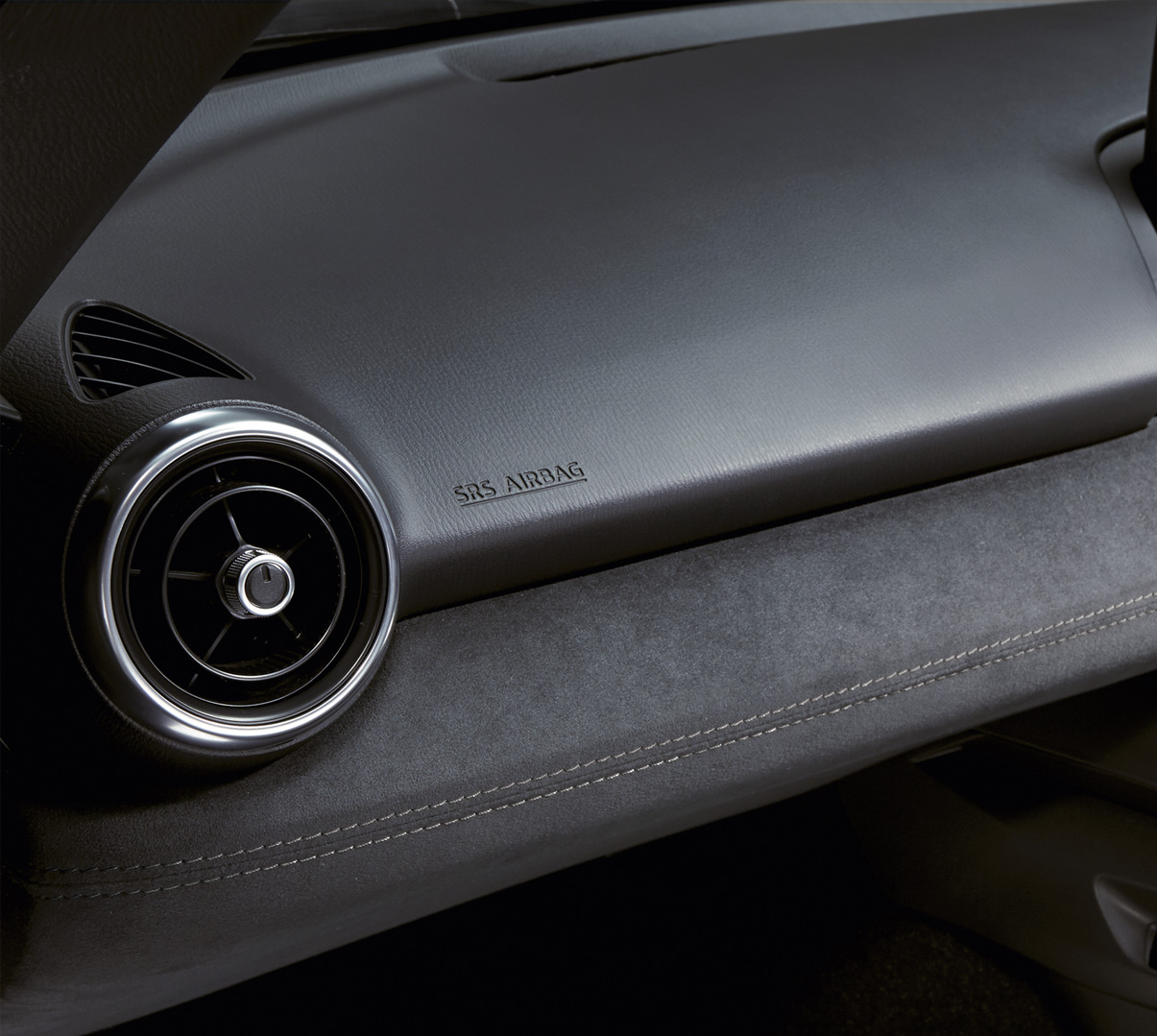 A highlighted picture of the Alcantara Interior parts of the Mazda MX-5.