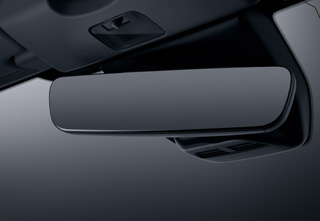 Frameless inner mirror in the Mazda MX-5 RF Exclusive-Line trim level