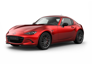 Mazda MX-5 RF in Soul Red Crystal body color in Homura equipment