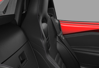 Recaro seats in the Mazda MX-5 RF Homura trim level