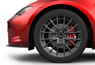 17 inch BBS forged (PE) on the Mazda MX-5 RF in the Homura trim level